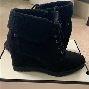 Like New Dana Buchman Wedge Booties-Sz 9